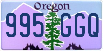 OR license plate 995GGQ