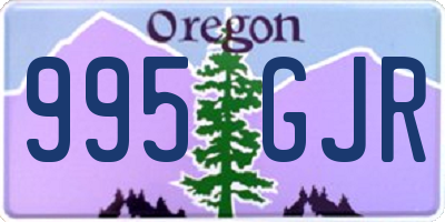 OR license plate 995GJR