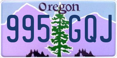 OR license plate 995GQJ