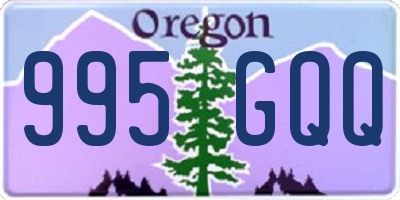 OR license plate 995GQQ