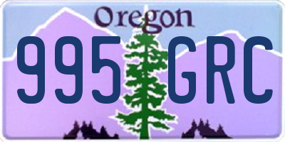 OR license plate 995GRC