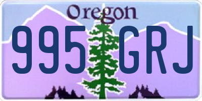 OR license plate 995GRJ