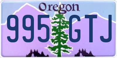 OR license plate 995GTJ