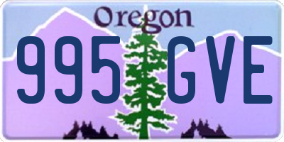 OR license plate 995GVE