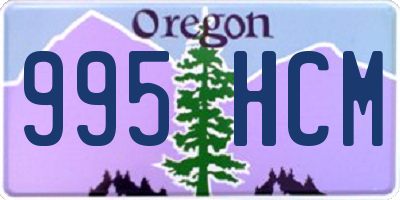 OR license plate 995HCM