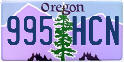 OR license plate 995HCN