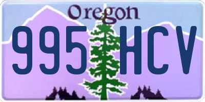 OR license plate 995HCV