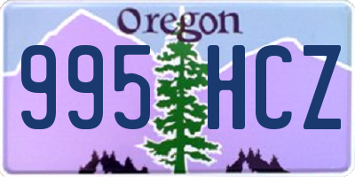 OR license plate 995HCZ