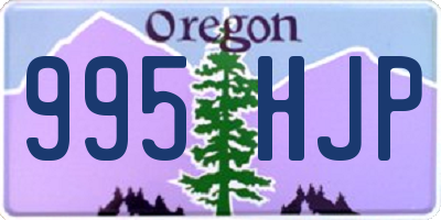 OR license plate 995HJP