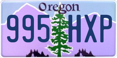 OR license plate 995HXP