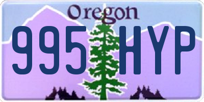 OR license plate 995HYP