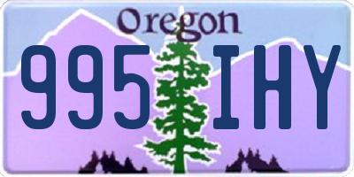 OR license plate 995IHY