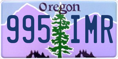 OR license plate 995IMR