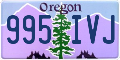 OR license plate 995IVJ
