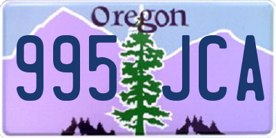 OR license plate 995JCA