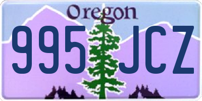 OR license plate 995JCZ