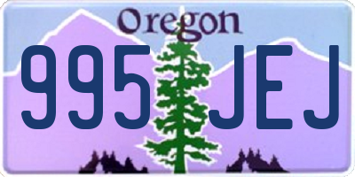 OR license plate 995JEJ