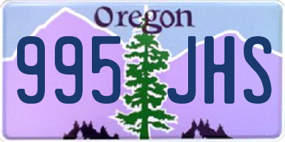 OR license plate 995JHS