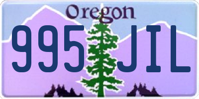 OR license plate 995JIL