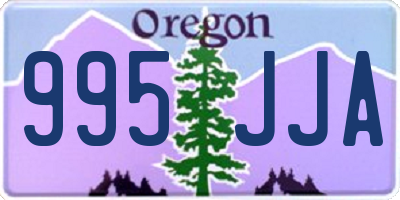 OR license plate 995JJA