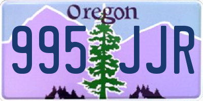 OR license plate 995JJR