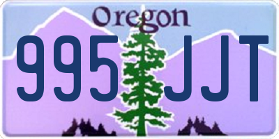 OR license plate 995JJT