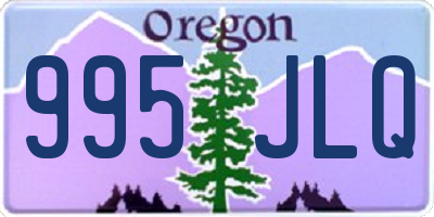 OR license plate 995JLQ