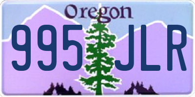 OR license plate 995JLR