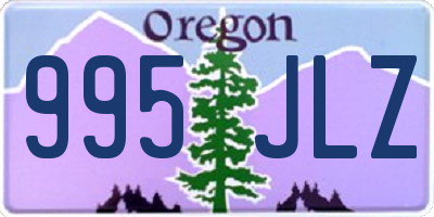 OR license plate 995JLZ