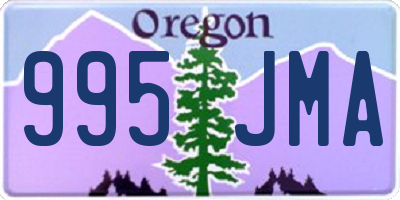 OR license plate 995JMA