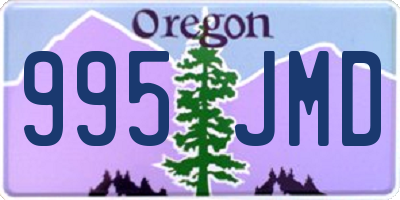 OR license plate 995JMD