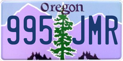 OR license plate 995JMR