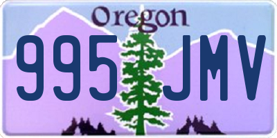 OR license plate 995JMV