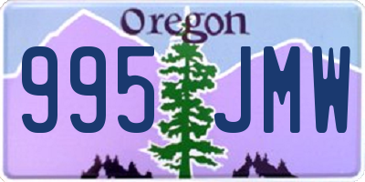OR license plate 995JMW