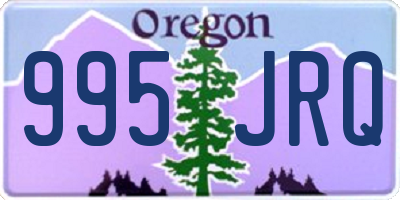 OR license plate 995JRQ