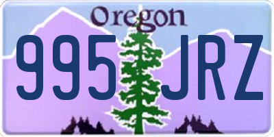 OR license plate 995JRZ