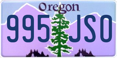OR license plate 995JSO