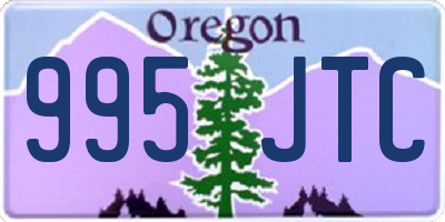 OR license plate 995JTC