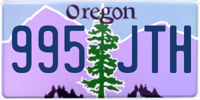 OR license plate 995JTH