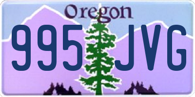 OR license plate 995JVG