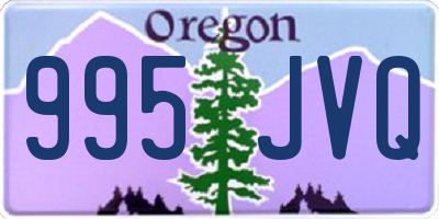 OR license plate 995JVQ