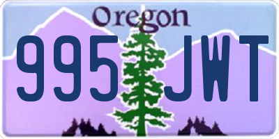 OR license plate 995JWT