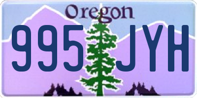 OR license plate 995JYH