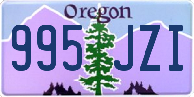 OR license plate 995JZI