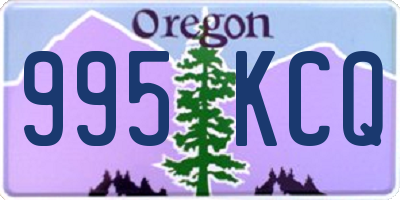OR license plate 995KCQ