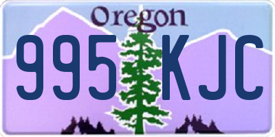 OR license plate 995KJC