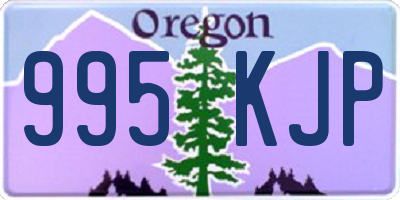 OR license plate 995KJP