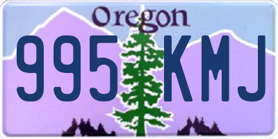 OR license plate 995KMJ