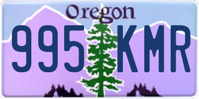 OR license plate 995KMR