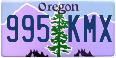 OR license plate 995KMX